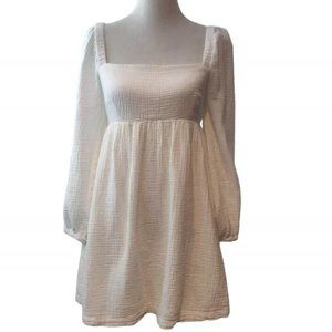 J.Crew Squareneck soft gauze dress